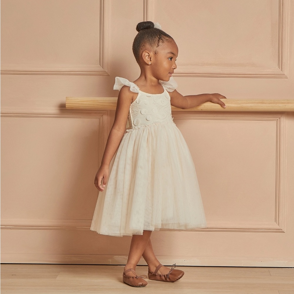 Noralee Camilla dress Natural Size 6 months NWT in original packaging